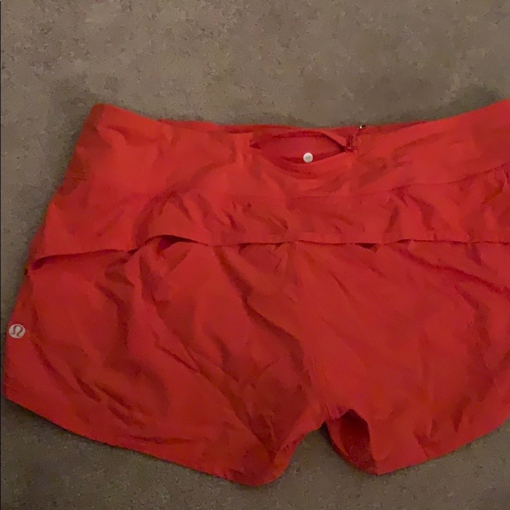 Coral lulu shorts
